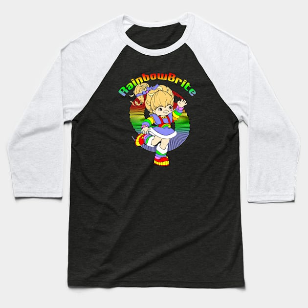 Rainbow Brite Baseball T-Shirt by den.make